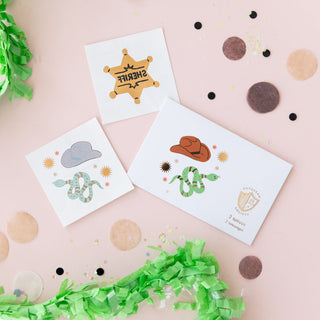 Jollity & Co, Jollity & Co Yeehaw Temporary Tattoos - Basically Bows & Bowties
