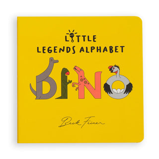 Alphabet Legends, Dino Little Legends Alphabet Board Book - Basically Bows & Bowties