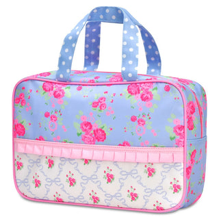 Iscream, Iscream Ditsy Large Cosmetic Bag - Basically Bows & Bowties
