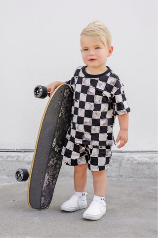 Little Bipsy Checkered Tee