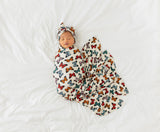Posh Peanut, Posh Peanut Larisa Swaddle & Headband Set - Basically Bows & Bowties