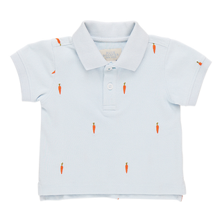 Blue Rooster Boys Alec Shirt - Carrot Embroidery