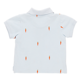 Blue Rooster Boys Alec Shirt - Carrot Embroidery