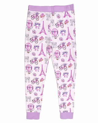 Lev Baby Emilia toddler pajama set featuring soft, cozy fabric with a playful print, perfect for comfortable bedtime wear.