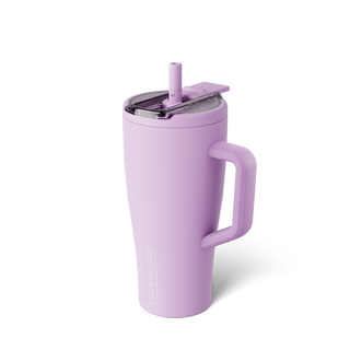 Brumate Era Flip 30oz lavender tumbler cup with a sleek, modern design and secure lid, perfect for beverages on the go.