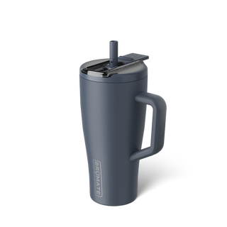Brumate Era Flip 30oz cup in Nightfall Blue with a sleek design and secure lid, perfect for keeping beverages at the right temperature.