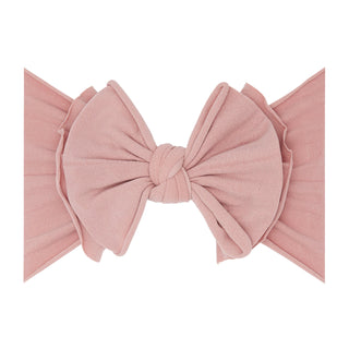 Baby Bling FAB Headband - Antique Pink
Pink bow headband on a white background