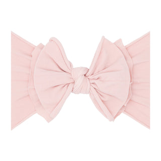 Baby Bling FAB Headband in Rose Quartz with soft fabric and floral design, ideal for baby girls and newborn accessories.
