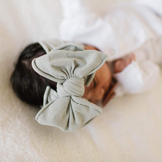 Baby Bling FAB Grey headband featuring soft fabric and stylish design, perfect for infants and toddlers.
