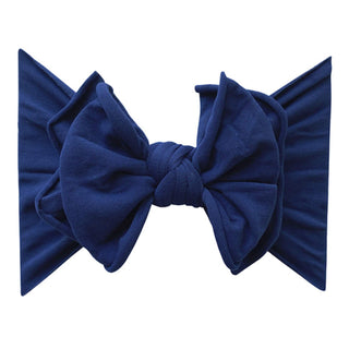 Baby Bling FAB Headband - Navy
Navy blue bow headband on a white background