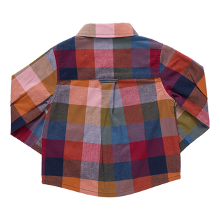 Blue Rooster Boys Jack Shirt - Harvest Check
Multicolored checkered shirt on a white background