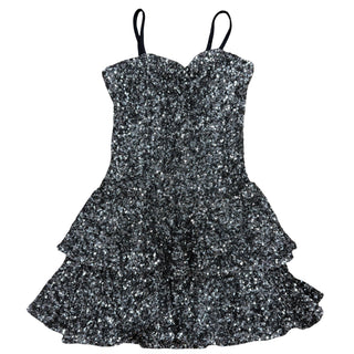 FBZ Sequin Tiered Bottom Dress