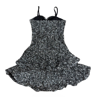 FBZ Sequin Tiered Bottom Dress