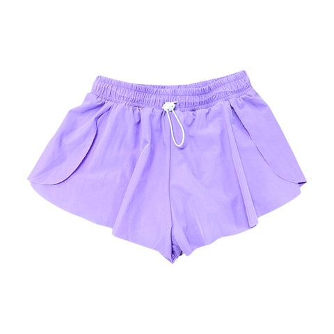 FBZ Lavender Microfiber Butterfly Shorts