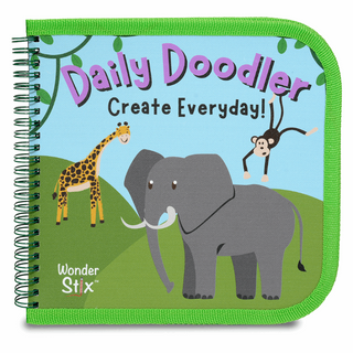 Daily Doodler Reusable Activity Book - Animals Cover
Children's activity book with animals on a green cover