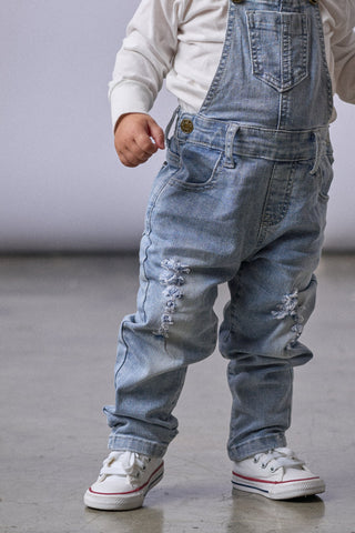 Little Bipsy Denim Overall - Light Wash