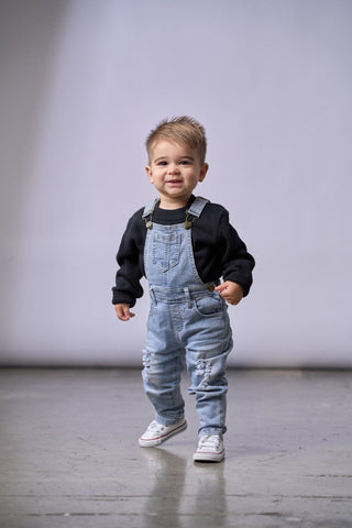 Little Bipsy Denim Overall - Light Wash