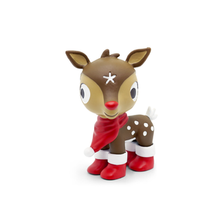 Tonies Character: Favorite Children’s Songs: Holiday Songs 2
Toy reindeer figure with a red scarf and boots on a white background