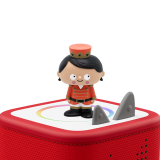 Tonies Character - Favorite Masterpieces: The Nutcracker
Toy figure on a red toy car with shark fin attachments on a white background