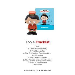 Tonies Character - Favorite Masterpieces: The Nutcracker
Tonie character with a tracklist on a white background