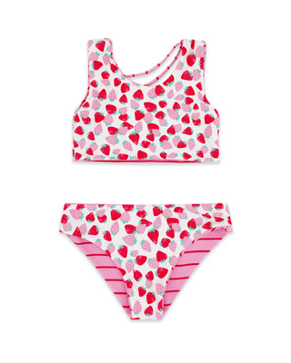 Feather 4 Arrow Summer Sun Reversible Bikini - Multi
Heart-patterned bikini set on a white background