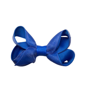 Wee Ones, Tiny Overlay Grosgrain Bow on Clippie - Basically Bows & Bowties