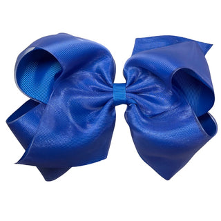 Wee Ones, King Overlay Grosgrain Bow on Clippie - Basically Bows & Bowties