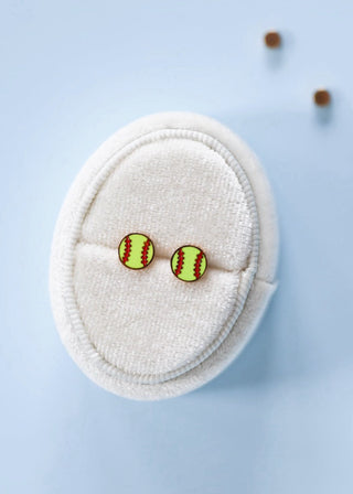 Pierced Co. Softball Earrings