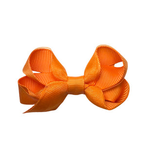 Wee Ones, Tiny Overlay Grosgrain Bow on Clippie - Basically Bows & Bowties