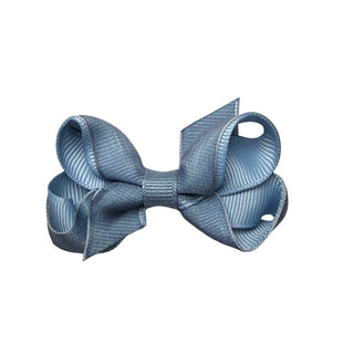 Wee Ones, Tiny Overlay Grosgrain Bow on Clippie - Basically Bows & Bowties