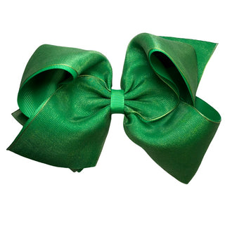 Wee Ones, King Overlay Grosgrain Bow on Clippie - Basically Bows & Bowties
