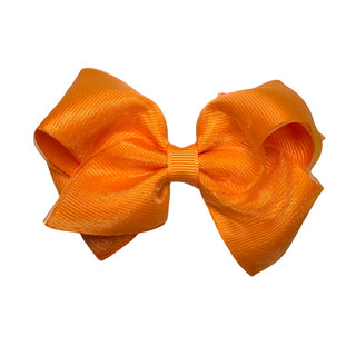 Wee Ones, Extra Small Overlay Grosgrain Bow on Clippie - Basically Bows & Bowties