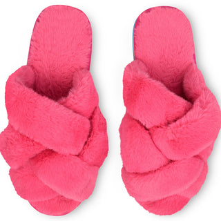 Iscream Furry Platform Slippers, Iscream, cf-size-medium-shoes-size-4-6, cf-size-small-shoe-size-1-3, cf-type-slipper, cf-vendor-iscream, faux fur slide, fur slide, fur slides, Furry Slipper,
