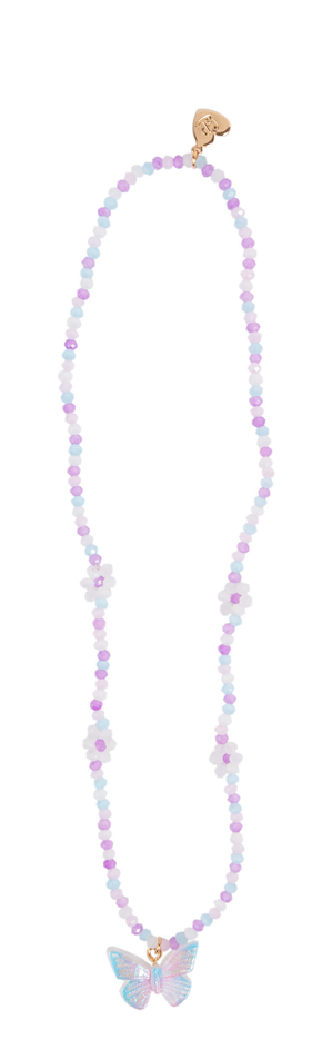 Great Pretenders Butterflies and Daises Necklace
Two colorful beaded necklaces with butterfly charms on a white background