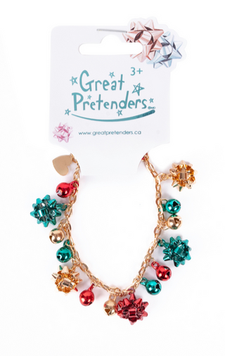 Colorful jewelry set with 'Great Pretenders' branding on a white background