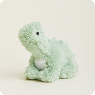 Green Long Neck Dinosaur Warmies
Light green plush dinosaur toy on a light beige background