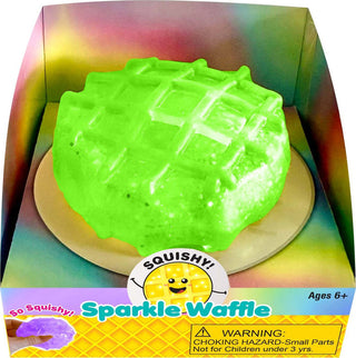Green Zorbitz Squishy Sparkle Waffle 