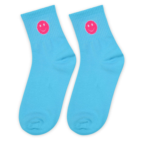 Iscream You Make Me Smile Socks, Iscream, cf-type-socks, cf-vendor-iscream, Gifts, Girls, Happy Feet, Iscream, iscream-shop, Smile, Smiley, Smiley Face, Socks, Stocking Stuffer, Stocking Stuf