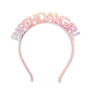 Sweet Wink Birthday Girl Pastel Rainbow Glitter Headband, Sweet Wink, Birthday, Birthday Girl, Birthday Girl Glitter Headband, Birthday Headband, Birthday Headbands, cf-type-headband, cf-vend