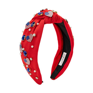 Sweet Wink Patriotic Cutie Gemstone Headband - Womens