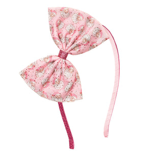 Sweet Wink, Sweet Wink Retro Santa Christmas Tulle Bow Headband - Basically Bows & Bowties