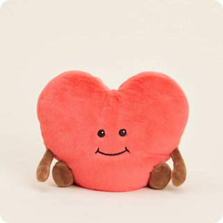 Heart Warmies
Heart-shaped plush toy with a smiley face on a beige background