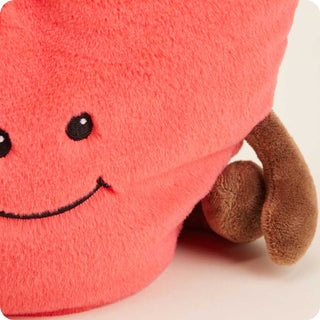 Heart Warmies
Plush toy shaped like a heart with a smiling face on a white background