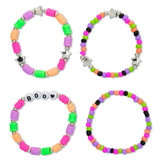 Iscream Hey Boo Bracelet Set
Set of colorful beaded bracelets with star and heart charms on a white background