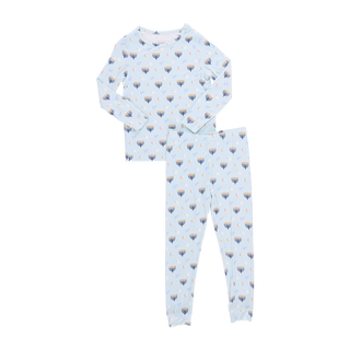 Pink Chicken Kids Bamboo PJ Set - Peaceful Hanukkah