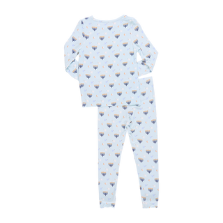 Pink Chicken Kids Bamboo PJ Set - Peaceful Hanukkah