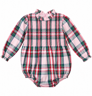 Hollis Baker Ivy Bubble - Christmas Plaid Pink