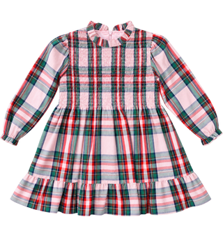 Hollis Baker Ivy Dress - Christmas Plaid Pink