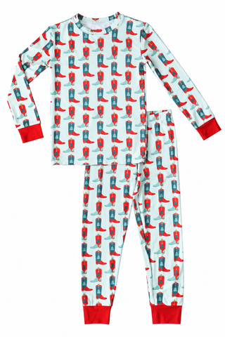 Hollis Baker Loungewear Set - Holiday Boots Green