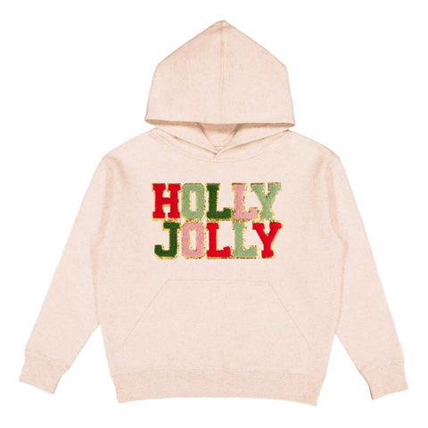 Sweet Wink Holly Jolly Patch Youth Hoodie, Sweet Wink, All Things Holiday, Christmas, Christmas Sweatshirt, Holiday, Holly Jolly, Hoodie, Patch Sweatshirt, Sweet Wink, Sweet Wink Christmas, S